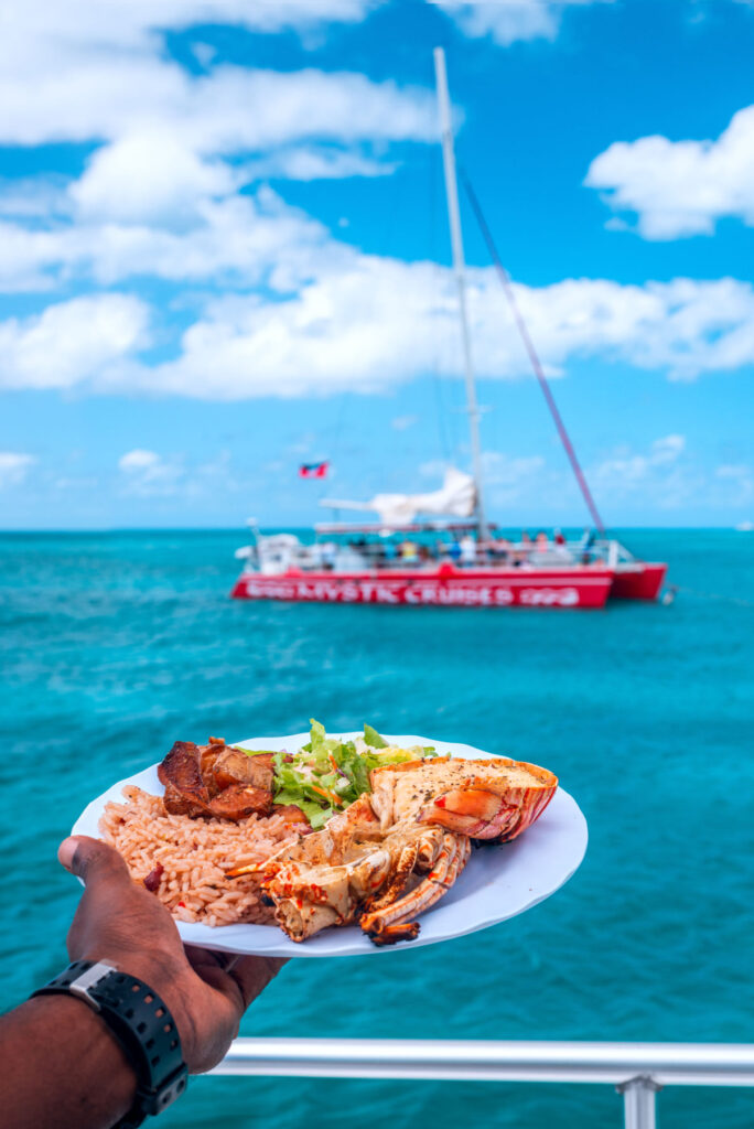 catamaran cruise with lobster lunch antigua
